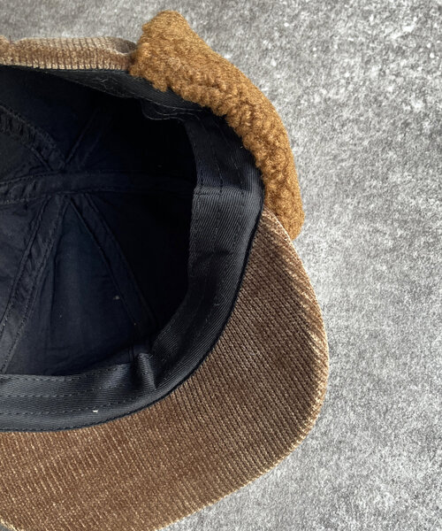CPCM（シーピーシーエム）の「コーデュロイフライトキャップ（キャップ・レディース・ベージュ/ブラック/ブラウン・FREE）」の19枚目の写真