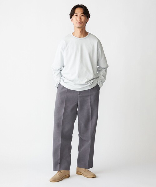 SHIPS(シップス)の「SHIPS: リバーシブル クルーネック 長袖 Tシャツ (ロンT)(Tシャツ/カットソー・メンズ・ネイビー/ホワイト/ブラウン・SMALL/MEDIUM/LARGE/X-LARGE)」の4枚目の写真