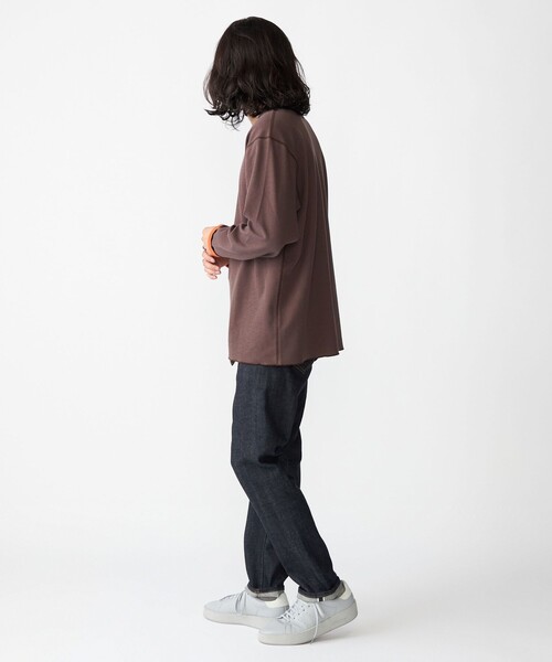 SHIPS: リバーシブル クルーネック 長袖 Tシャツ (ロンT) SHIPS｜SHIPS: リバーシブル クルーネック 長袖 Tシャツ (ロンT