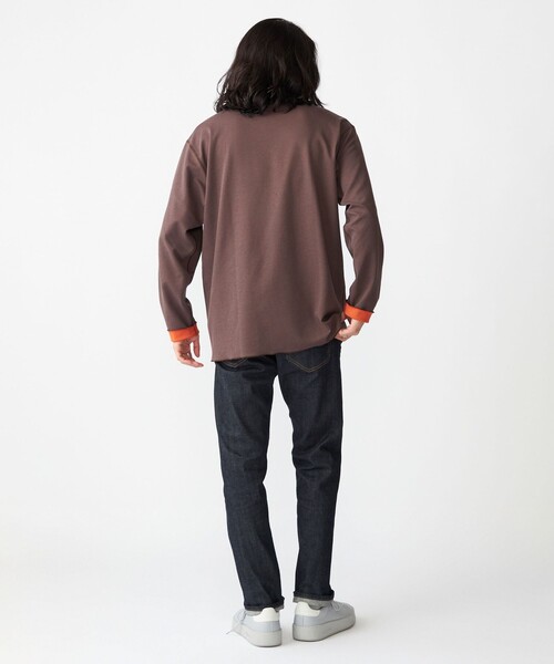 SHIPS(シップス)の「SHIPS: リバーシブル クルーネック 長袖 Tシャツ (ロンT)(Tシャツ/カットソー・メンズ・ネイビー/ホワイト/ブラウン・SMALL/MEDIUM/LARGE/X-LARGE)」の8枚目の写真