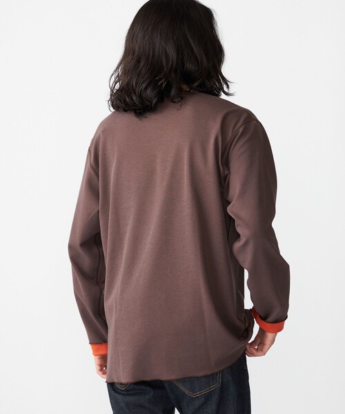 SHIPS: リバーシブル クルーネック 長袖 Tシャツ (ロンT) SHIPS｜SHIPS: リバーシブル クルーネック 長袖 Tシャツ (ロンT