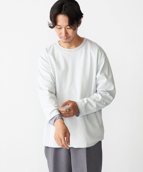 SHIPS(シップス)の「SHIPS: リバーシブル クルーネック 長袖 Tシャツ (ロンT)(Tシャツ/カットソー・メンズ・ネイビー/ホワイト/ブラウン・SMALL/MEDIUM/LARGE/X-LARGE)」の14枚目の写真