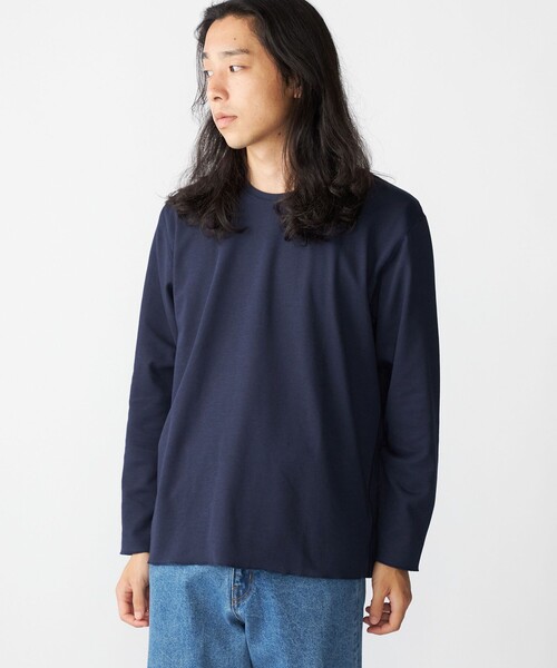SHIPS(シップス)の「SHIPS: リバーシブル クルーネック 長袖 Tシャツ (ロンT)(Tシャツ/カットソー・メンズ・ネイビー/ホワイト/ブラウン・SMALL/MEDIUM/LARGE/X-LARGE)」の15枚目の写真