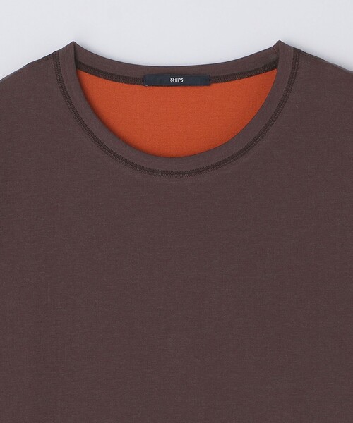 SHIPS(シップス)の「SHIPS: リバーシブル クルーネック 長袖 Tシャツ (ロンT)(Tシャツ/カットソー・メンズ・ネイビー/ホワイト/ブラウン・SMALL/MEDIUM/LARGE/X-LARGE)」の18枚目の写真