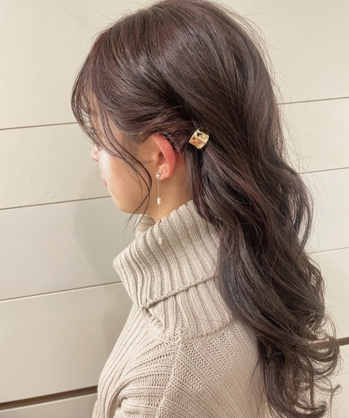 ciite'（シーテ）の「ミニハーフラウンドポニーフックシンプリーデザイン　マット（ヘアピン・レディース・ゴールド/シルバー・FREE）」の6枚目の写真