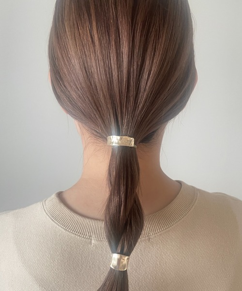 ciite'（シーテ）の「ミニハーフラウンドポニーフックシンプリーデザイン　マット（ヘアピン・レディース・ゴールド/シルバー・FREE）」の12枚目の写真