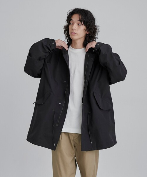 coen（コーエン）の「T/C ウェザーモッズコート（モッズコート・メンズ・ブラック/オリーブ・M/L/XL）」の3枚目の写真