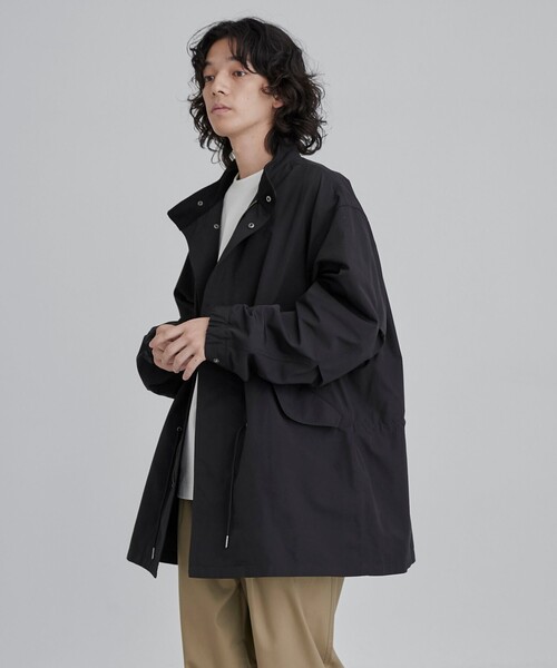 coen（コーエン）の「T/C ウェザーモッズコート（モッズコート・メンズ・ブラック/オリーブ・M/L/XL）」の5枚目の写真