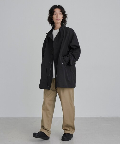 coen（コーエン）の「T/C ウェザーモッズコート（モッズコート・メンズ・ブラック/オリーブ・M/L/XL）」の6枚目の写真