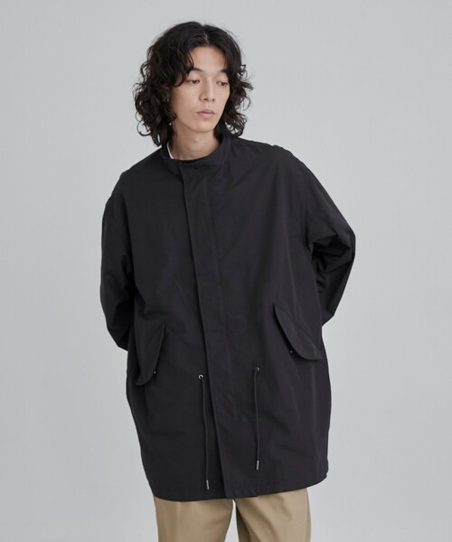 coen（コーエン）の「T/C ウェザーモッズコート（モッズコート・メンズ・ブラック/オリーブ・M/L/XL）」の7枚目の写真