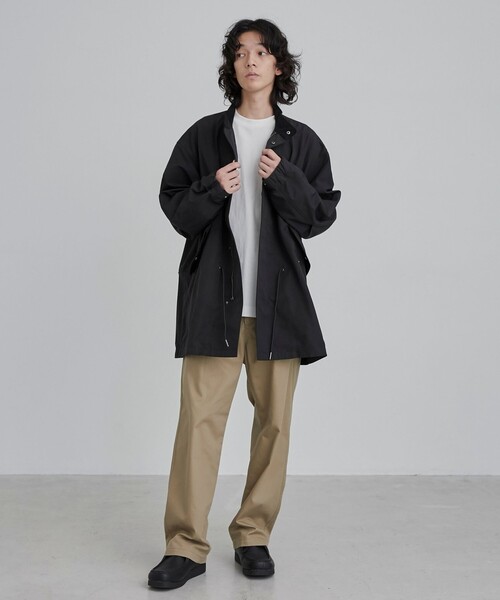 coen（コーエン）の「T/C ウェザーモッズコート（モッズコート・メンズ・ブラック/オリーブ・M/L/XL）」の8枚目の写真