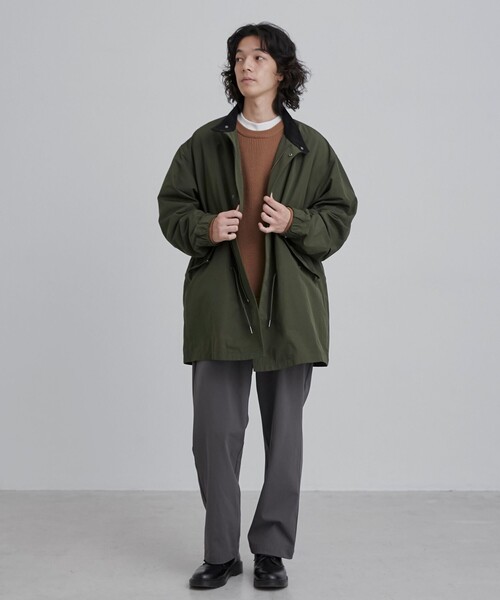 coen（コーエン）の「T/C ウェザーモッズコート（モッズコート・メンズ・ブラック/オリーブ・M/L/XL）」の12枚目の写真