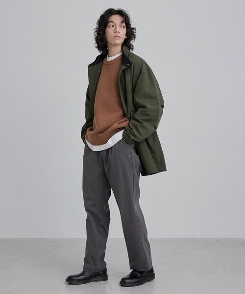 coen（コーエン）の「T/C ウェザーモッズコート（モッズコート・メンズ・ブラック/オリーブ・M/L/XL）」の14枚目の写真