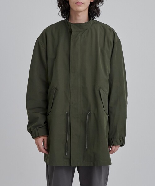 coen（コーエン）の「T/C ウェザーモッズコート（モッズコート・メンズ・ブラック/オリーブ・M/L/XL）」の15枚目の写真