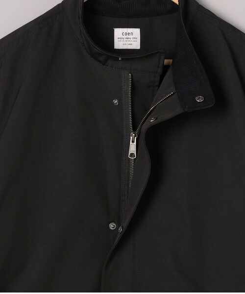 coen（コーエン）の「T/C ウェザーモッズコート（モッズコート・メンズ・ブラック/オリーブ・M/L/XL）」の22枚目の写真