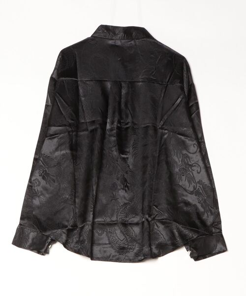 .KOM（ドットコム）の「『.KOM/ドットケーオーエム』中華風総柄シャツ【Y】【CN】（シャツ/ブラウス・メンズ・ブラック・XL/L）」の2枚目の写真
