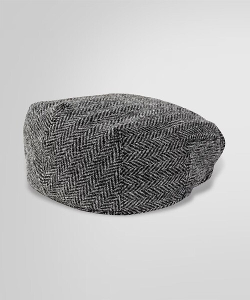 BROOKS BROTHERS（ブルックスブラザーズ）の「◆Archive Collection◆ウール ハリスツイード アイビーハット（ハンチング/ベレー帽・メンズ・ブラック×ホワイト・ONE SIZE）」の2枚目の写真