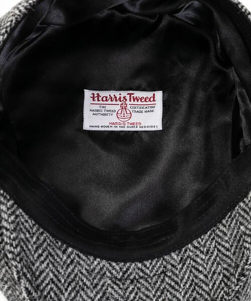BROOKS BROTHERS（ブルックスブラザーズ）の「◆Archive Collection◆ウール ハリスツイード アイビーハット（ハンチング/ベレー帽・メンズ・ブラック×ホワイト・ONE SIZE）」の3枚目の写真