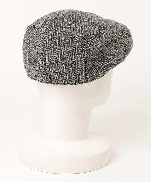 BROOKS BROTHERS（ブルックスブラザーズ）の「◆Archive Collection◆ウール ハリスツイード アイビーハット（ハンチング/ベレー帽・メンズ・ブラック×ホワイト・ONE SIZE）」の5枚目の写真