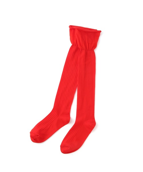 ADAM ET ROPE'（アダムエロペ）の「キリカエルーズニーハイソックス（ソックス/靴下・レディース・レッド/ブラック/ベージュ・FREE）」の20枚目の写真