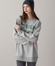 FOREVER 21 | 【2024FW】ピグメント裏毛グラフィックプルオーバー(スウェット)