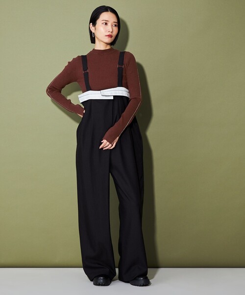 CITEN（シテン）の「＜CITEN＞モックネックニット（ニット/セーター・レディース・ダークブラウン/コバルトブルー/オレンジ/ダークグレー/グレー・FREE）」の13枚目の写真