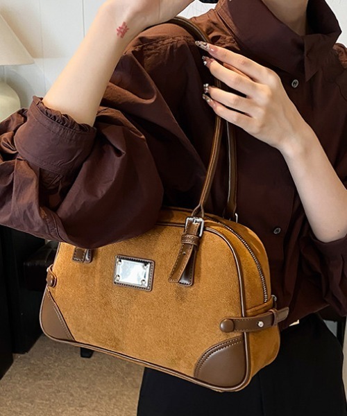 mebole(メボレ)の「レトロボストンショルダーバッグ(ショルダーバッグ・レディース・ブラック/ブラウン/キャメル・FREE)」の19枚目の写真