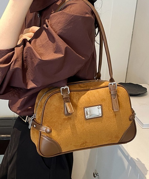 mebole(メボレ)の「レトロボストンショルダーバッグ(ショルダーバッグ・レディース・ブラック/ブラウン/キャメル・FREE)」の20枚目の写真