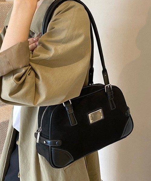 mebole(メボレ)の「レトロボストンショルダーバッグ(ショルダーバッグ・レディース・ブラック/ブラウン/キャメル・FREE)」の8枚目の写真