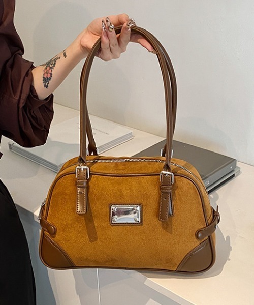 mebole(メボレ)の「レトロボストンショルダーバッグ(ショルダーバッグ・レディース・ブラック/ブラウン/キャメル・FREE)」の18枚目の写真