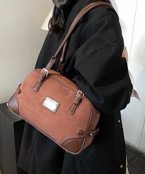 mebole(メボレ)の「レトロボストンショルダーバッグ(ショルダーバッグ・レディース・ブラック/ブラウン/キャメル・FREE)」の15枚目の写真