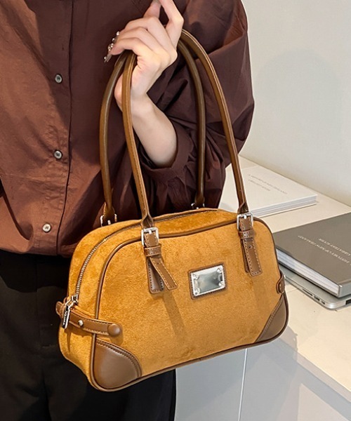 mebole(メボレ)の「レトロボストンショルダーバッグ(ショルダーバッグ・レディース・ブラック/ブラウン/キャメル・FREE)」の21枚目の写真