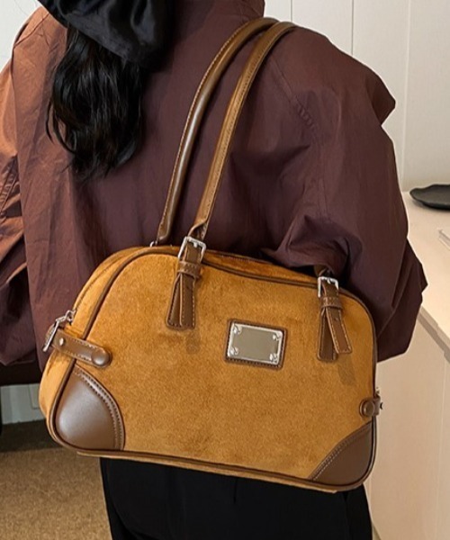 mebole(メボレ)の「レトロボストンショルダーバッグ(ショルダーバッグ・レディース・ブラック/ブラウン/キャメル・FREE)」の22枚目の写真