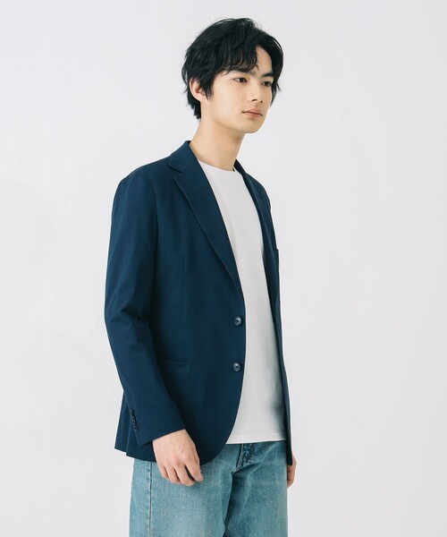 セール】COOLMAX(R) 鹿の子 3ボタン ジャケット 25SS（S～XXL