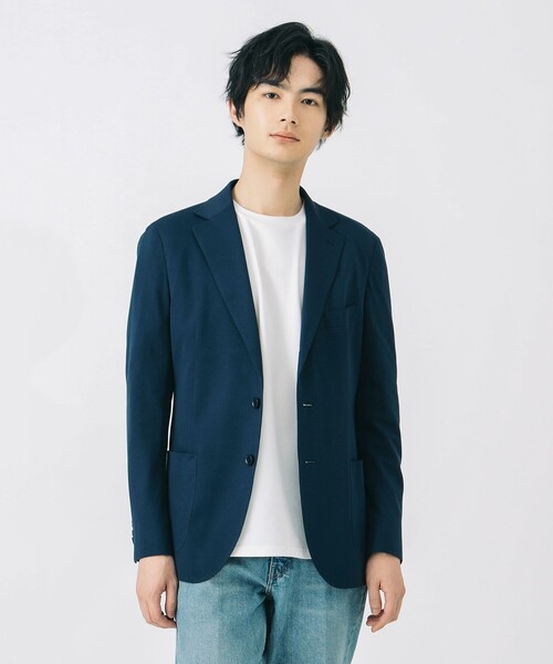 セール】COOLMAX(R) 鹿の子 3ボタン ジャケット 25SS（S～XXL