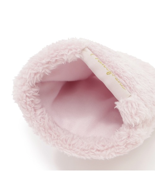 セール】ウォームフリース つま先ウォーマー ピンク（ルームウェア