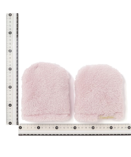 セール】ウォームフリース つま先ウォーマー ピンク（ルームウェア