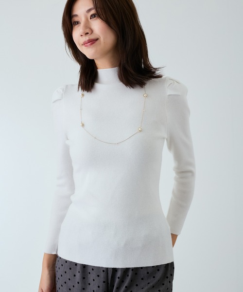 セール】もちもちパワショル長袖ハイネックPO（Tシャツ/カットソー  