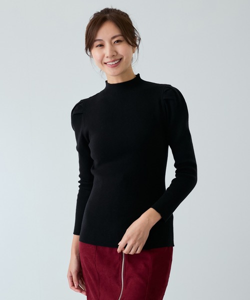 セール】もちもちパワショル長袖ハイネックPO（Tシャツ/カットソー  