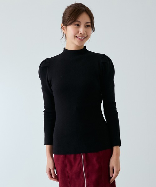 Jayro(ジャイロ)の「もちもちパワショル長袖ハイネックPO(Tシャツ/カットソー・レディース・ベージュ/ネイビー/ブラック/ホワイト/ブルー・M)」の16枚目の写真