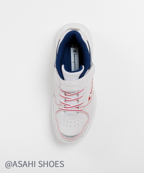 Champion(チャンピオン)の「Champion/チャンピオン スニーカー(CPN J304)(スニーカー・キッズ・ホワイト/サックスブルー系/ブラック・21.5cm/21.0cm/20.0cm/19.0cm/24.5cm/24.0cm/23.5cm/23.0cm/22.5cm/22.0cm)」の4枚目の写真