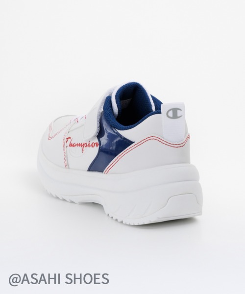 Champion(チャンピオン)の「Champion/チャンピオン スニーカー(CPN J304)(スニーカー・キッズ・ホワイト/サックスブルー系/ブラック・21.5cm/21.0cm/20.0cm/19.0cm/24.5cm/24.0cm/23.5cm/23.0cm/22.5cm/22.0cm)」の8枚目の写真