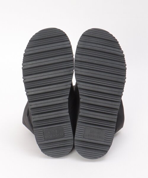 VENCEEXCHANGE(ヴァンスエクスチェンジ)の「キルトドロストブーツ(ブーツ・レディース・オフホワイト/グレー/ブラック・L/M)」の17枚目の写真