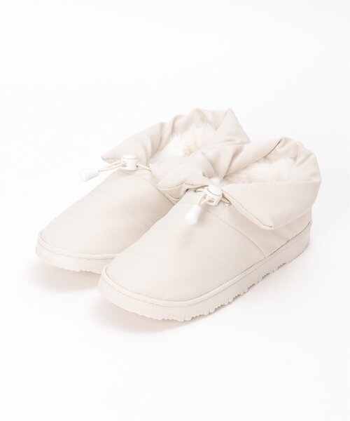 VENCEEXCHANGE(ヴァンスエクスチェンジ)の「キルトドロストブーツ(ブーツ・レディース・オフホワイト/グレー/ブラック・L/M)」の9枚目の写真