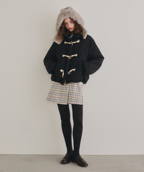 レトロチェックミニスカート（スカート）｜Unitage（ユニテージ） 6,574円