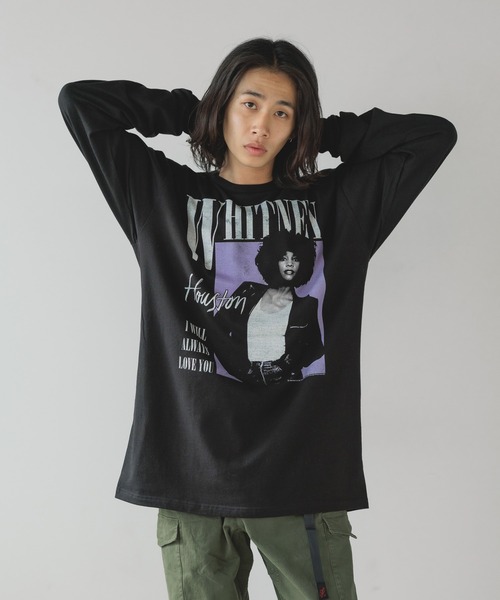 【セール】W.Houston_Men's L/S T-shirts 長袖Tシャツ（Tシャツ/カットソー）｜ROOPTOKYO（ループトウキョウ）