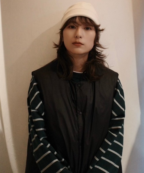 PHATEE（ファッティー）の「【PHATEE】ファティー HEMP RIB KNIT BEAINE（キャップ・メンズ・ブラック/ブラウン/オリーブ/グレー/キナリ・ONE SIZE）」の2枚目の写真