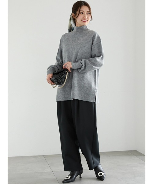 Te chichi（テチチ）の「カービーシルエットパンツ（その他パンツ・レディース・ブラック/オフホワイト・F）」の20枚目の写真