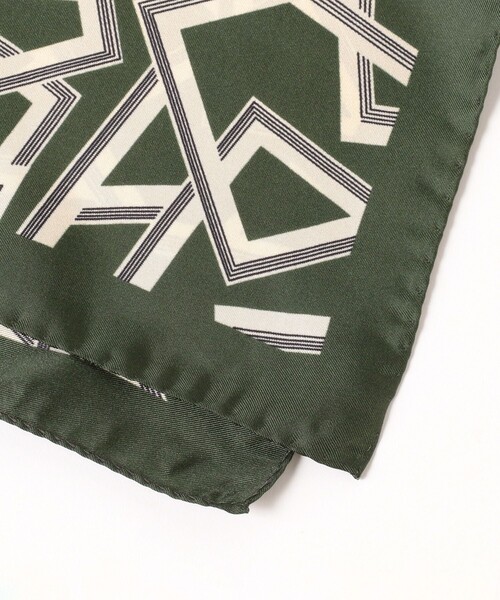 シルク ジオメトリック柄 チーフ（ハンカチ/ハンドタオル）｜BRILLA per il gusto（ブリッラペルイルグースト）