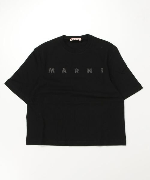 セール】MARNI（マルニ）Kids & Junior ブランドロゴ半袖Tシャツ
